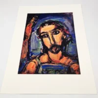 Testa di Cristo (Passione) di Georges Rouault - Stampa Offset Limited Edition