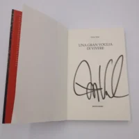 Una gran voglia di vivere - Libro autografato da Fabio Volo