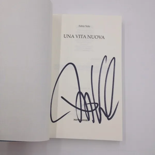 Una vita nuova - Libro autografato da Fabio Volo
