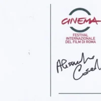 ALessadnro Cosentini hand signed card 21x15cm card autografata