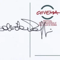 Daniela Poggi hand signed card 21x15cm card autografata