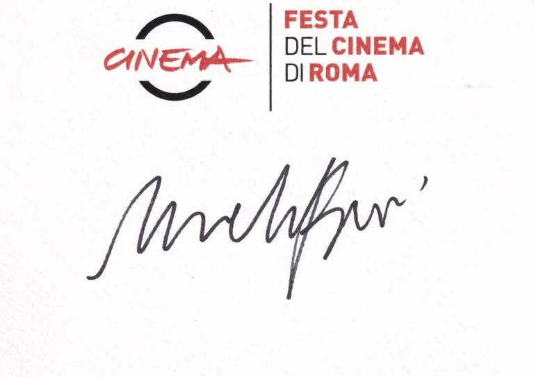 Michele Bravi hand signed card 12,5×17,5cm card autografata