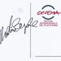 Nadia Bengala  hand signed card 21x15cm card autografata