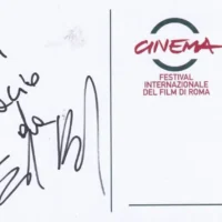 Sofia Bruscoli hand signed card 21x15cm card autografata