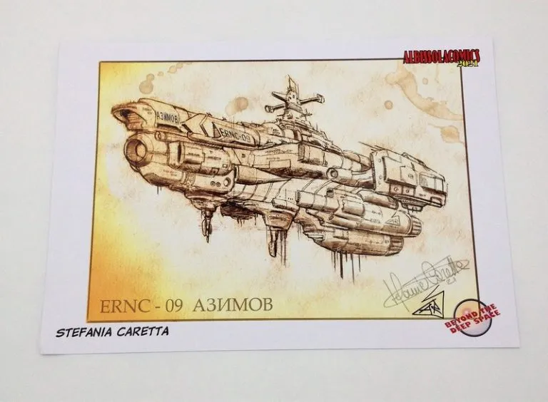 Beyond the deep space tavola autografata da Stefania Caretta limited edition, 2021