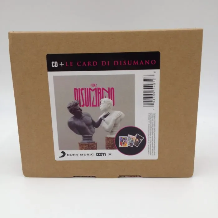 CD Disumano + 3 figurine Panini autografate da Fedez