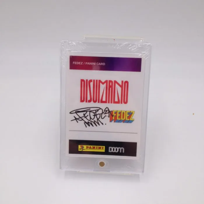 CD Disumano + 3 figurine Panini autografate da Fedez