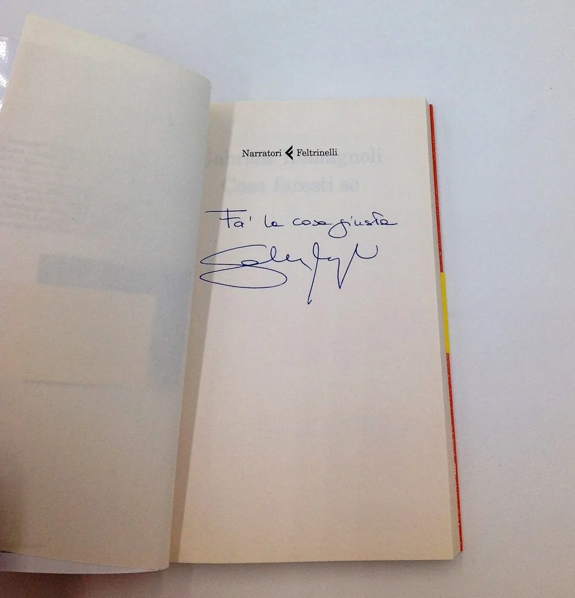 Cosa faresti se autografato da Gabriele Romagnoli