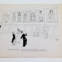 Dubout tavola stampata, Caricatura originale del 1944