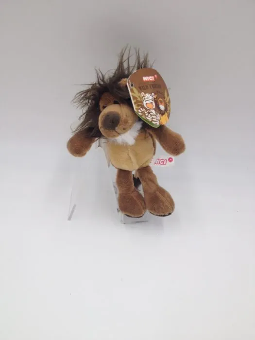 Nici Leone 15cm Peluche con ventosa e portachiave