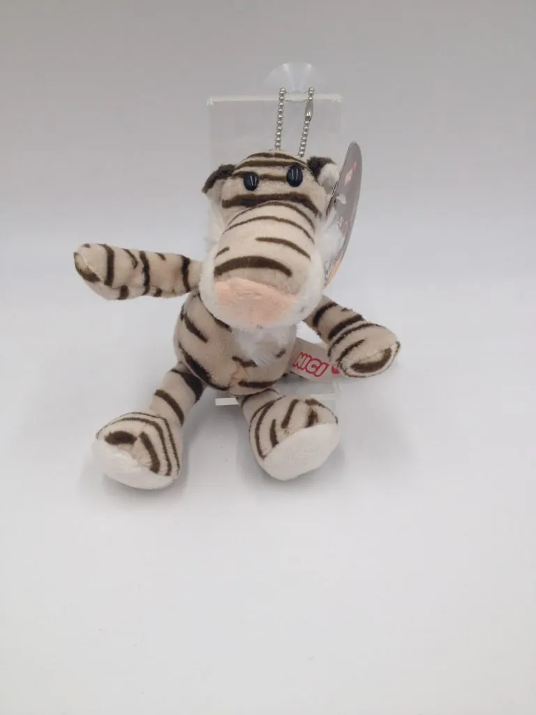Nici Tigre 15cm Peluche con ventosa e portachiave