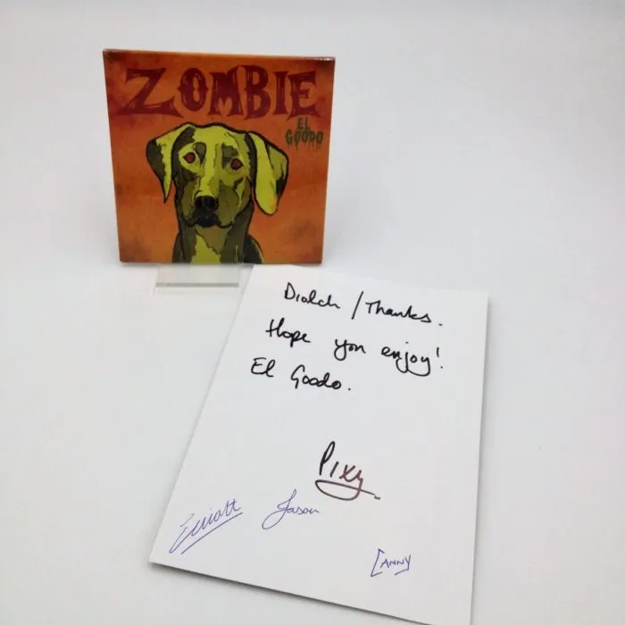 Zombie cd + Signed Postcard autografata da El Goodo