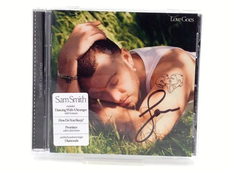 Love Goes cd autografato da Sam Smith