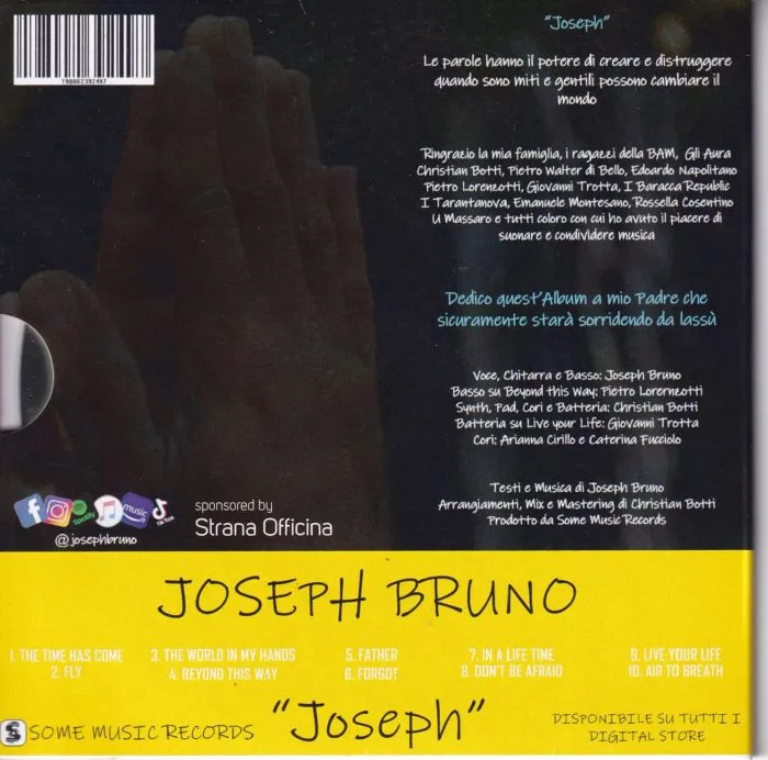 Joseph Bruno – Joseph (cd promo stampa)