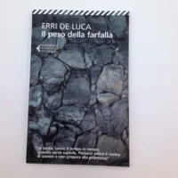 Il peso della farfalla autografato da Erri De Luca