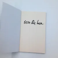 Il peso della farfalla autografato da Erri De Luca