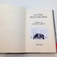 La casa senza ricordi autografato da Donato Carrisi
