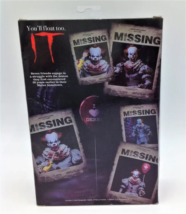PENNYWISE 18cm circa Version: Bloody, I Love Derry Balloon