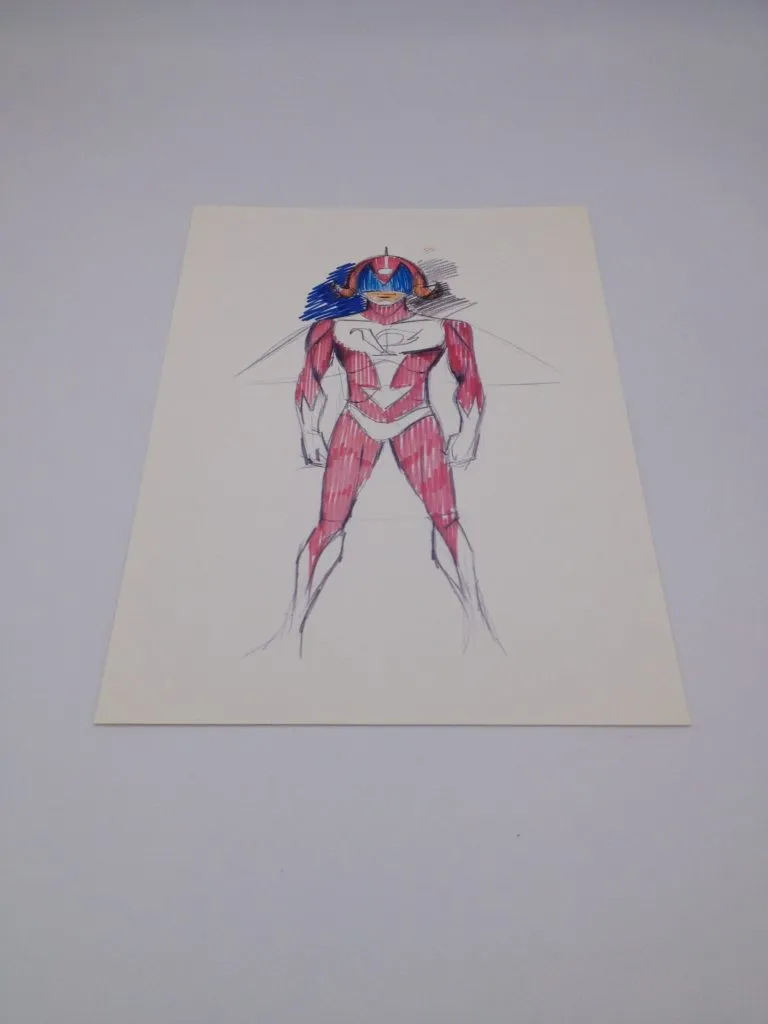 Stampa Tatsunoko hero di Tatsuo Yoshida Collector Box 2001 – 36x26cm