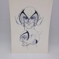 Stampa Tatsunoko hero di Tatsuo Yoshida Collector Box 2001 - 36x26cm