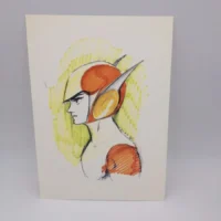 Stampa Tatsunoko hero di Tatsuo Yoshida Collector Box 2001 - 36x26cm