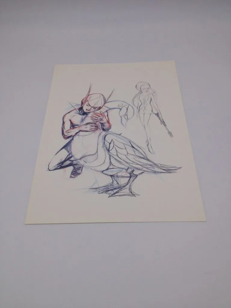 Stampa Tatsunoko hero di Tatsuo Yoshida Collector Box 2001 – 36x26cm