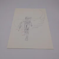 Stampa Tatsunoko hero di Tatsuo Yoshida Collector Box 2001 - 36x26cm