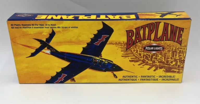 Batman Batplane Model Kit Polar Lights originale 2002
