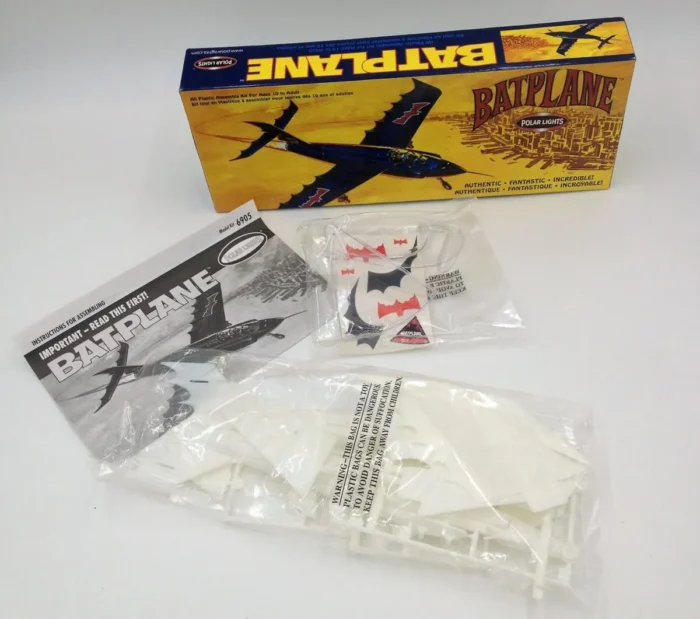 Batman Batplane Model Kit Polar Lights originale 2002