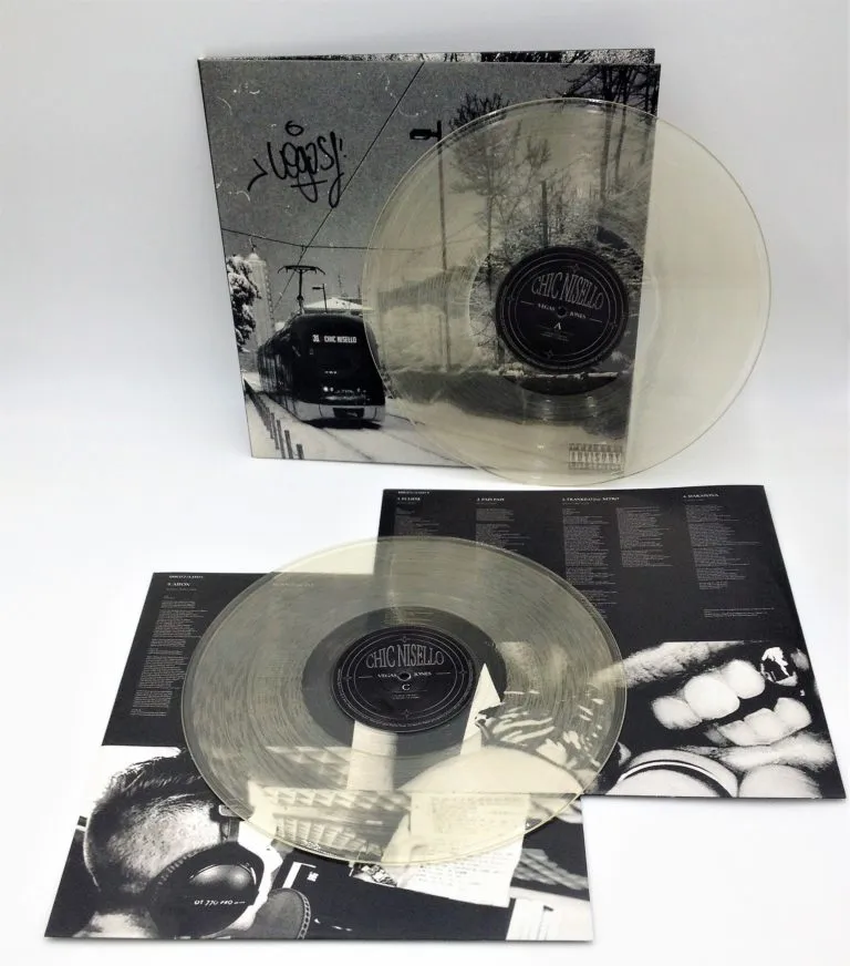 Chic Nisello autografato da Vegas Jones (Doppio vinile trasparente) 539/1000