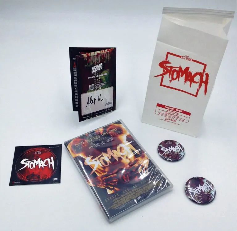 Stomach dvd + card hand signed (card autografata)