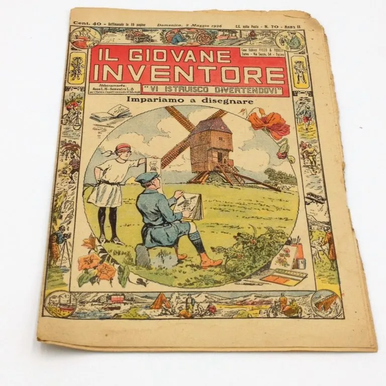 Rivista Il giovane inventore 2 maggio 1926