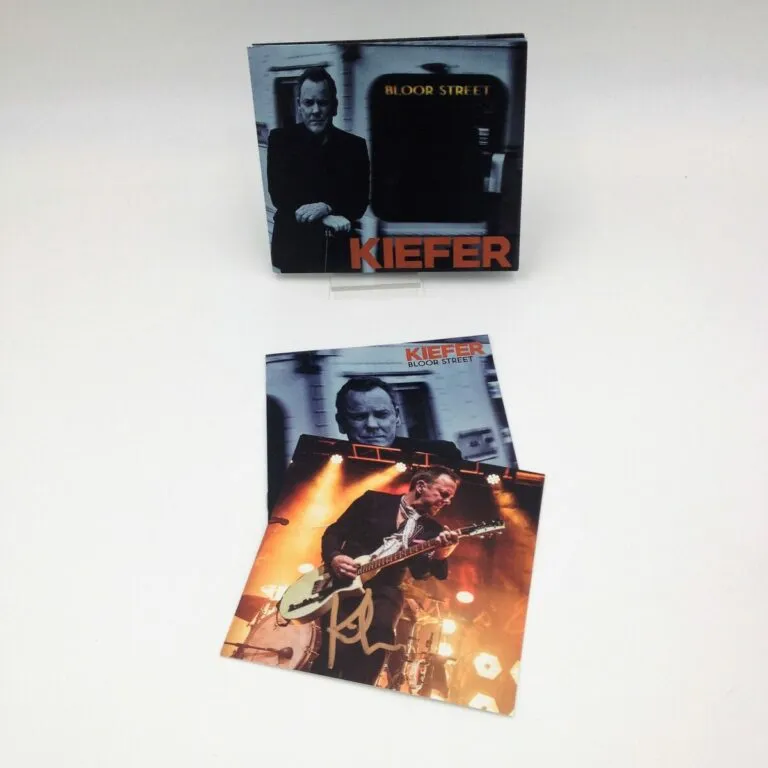 Bloor Street – Kiefer Sutherland  cd hand signed autografato