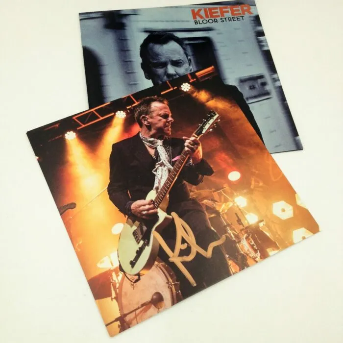 Bloor Street - Kiefer Sutherland  cd hand signed autografato