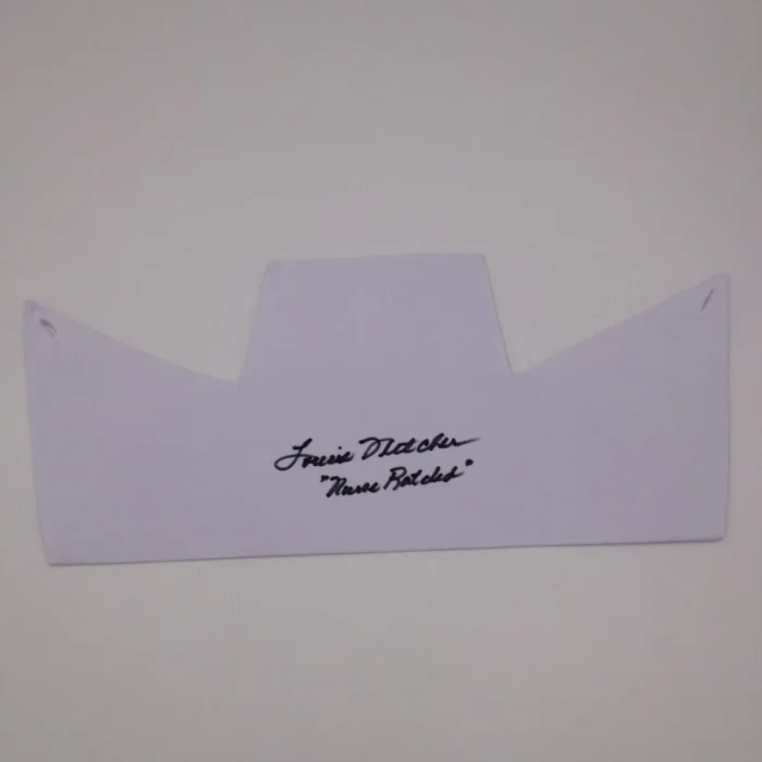 Louise Fletcher - One Flew Over the Cuckoo's Nest nurse cap (replica cappello infermiera) autografato