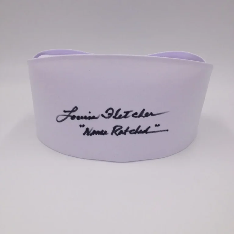 Louise Fletcher – One Flew Over the Cuckoo’s Nest nurse cap (replica cappello infermiera) autografato