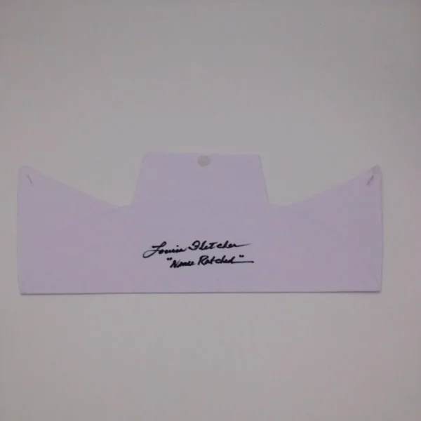 Louise Fletcher - One Flew Over the Cuckoo's Nest nurse cap (replica cappello infermiera) autografato - immagine 2