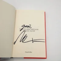 Libro A mani nude autografato da Nek (Filippo Neviani)