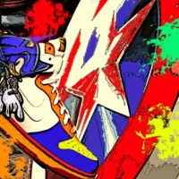 “Nike Vs Super Sonic" opera di John Efrem - open edition