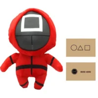 Squid Game Guardia M Peluche 20cm + bigliettino gioco (card)