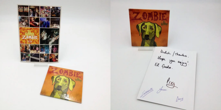 Zombie cd + Signed Postcard autografata da El Goodo
