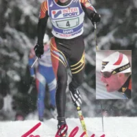 Andreas SCHLÜTTER (sci di fondo) - hand signed card 10x15cm