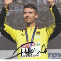 Fabian Heinle (atletica leggera) - hand signed card 10x15cm