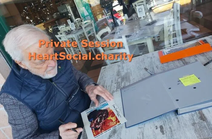 "Maciste l'uomo più forte del mondo" Gianni Garko 20x25 foto autografata
