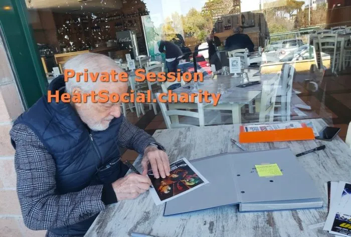 "Gli occhi freddi della paura" Gianni Garko 20x25 foto autografata