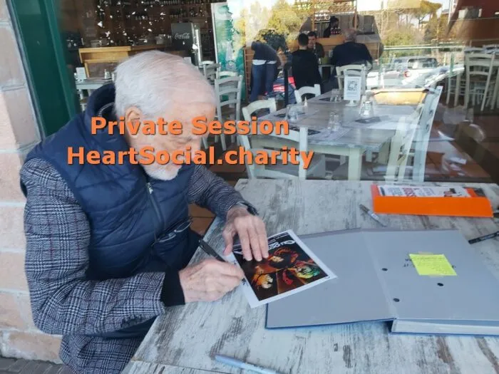 "Gli occhi freddi della paura" Gianni Garko 20x25 foto autografata