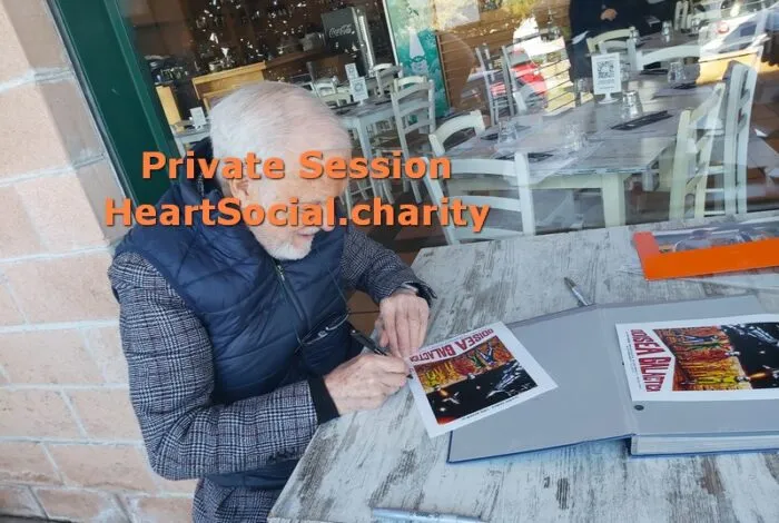 "Sette uomini d'oro nello spazio" Gianni Garko 20x25 foto autografata