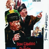 "Il compagno Don Camillo" Gianni Garko hand signed photo 20x25 foto autografata