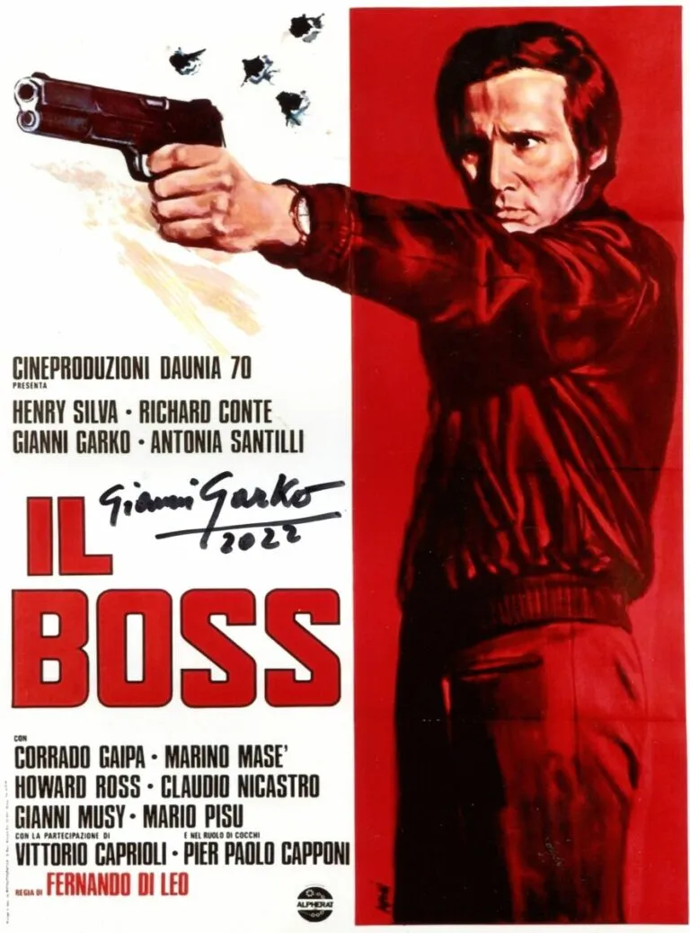 “Il boss” Gianni Garko hand signed photo 20×25 foto autografata