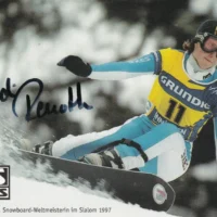 Heidi RENOTH (snowboard) - hand signed card 10x15cm